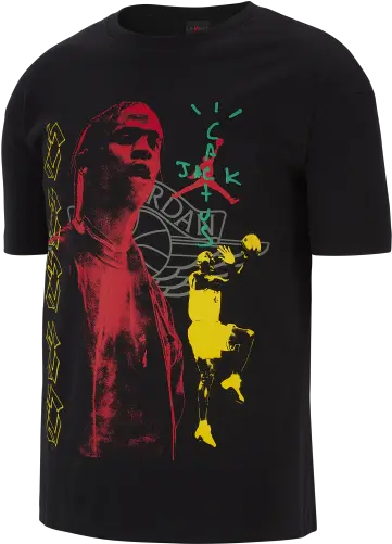  Travis Scott X Jordan Srt Ss Tee Ck4028 010 Overkill Travis Scott X Air Jordan Mj Tee Png Travis Scott Png