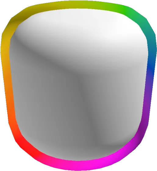  Rainbow Head Outline Cartoony Head Outline Roblox Png Face Outline Png