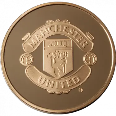  Download Manchester United 14oz Gold Medallion Manchester Manchester United Full Hd Png Manchester United Logo