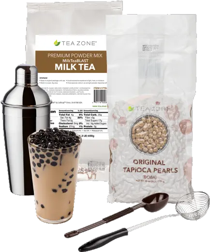  Tea Zone Boba Starter Kit Bubble Milk Tea Kit Png Bubble Tea Transparent