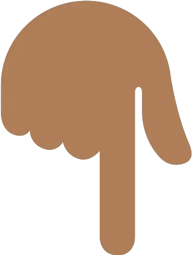  Backhand Index Pointing Down Medium Dark Skin Tone Emoji Emoji Skin Tone Finger Pointing Down Png Facebook Hand Icon Next To Name