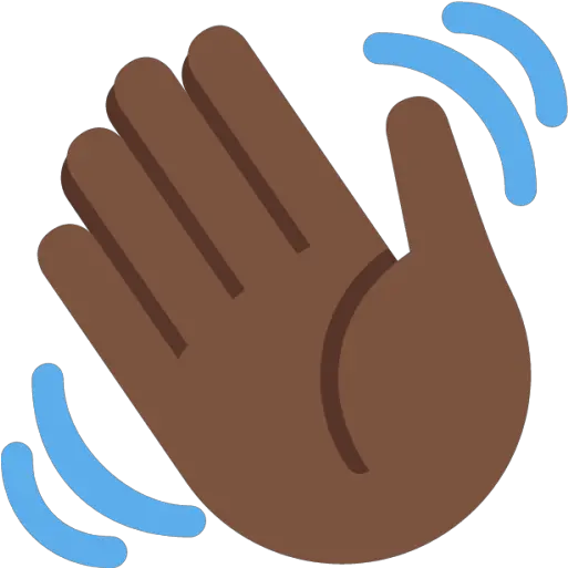  Waving Hand Sign Tone 5 Emoji Download For Free U2013 Iconduck Hand Wave Emoji Png Hand Waving Icon