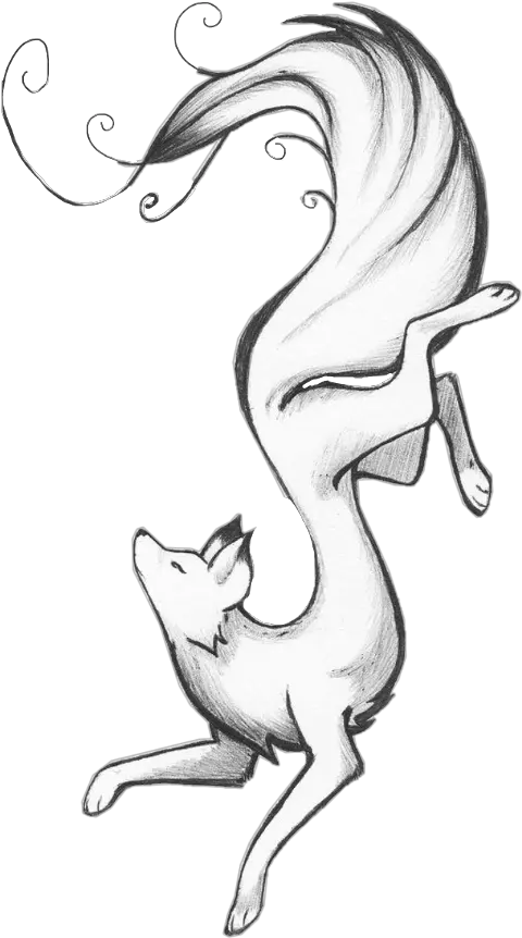  Cute Simple Mouse Drawing Png Download Black And White Cute Fox Drawing Draw Png