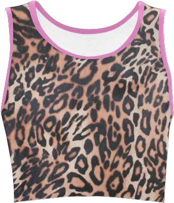  Leopard Print Womens Crop Top Leopard Png Leopard Print Png