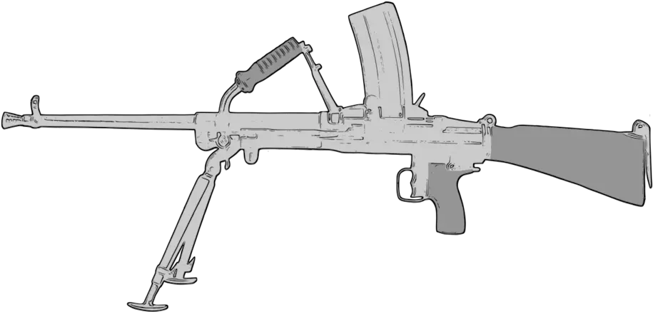  Vz 52 Machine Gun Wikipedia Vz 52 Png Rifle Png