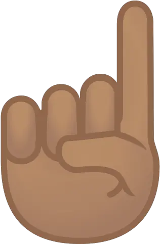  Index Pointing Up Medium Skin Tone Icon Noto Emoji People Brown Pointing Finger Emoji Png Pointer Finger Icon