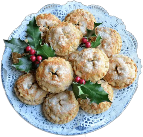  Plate Of Mince Pies For Christmas Peanut Butter Cookie Png Plate Of Cookies Png