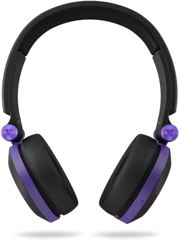  Synchros E40bt Refurbished With Images Black Headphones Purple And Black Headphones Png Headphone Logos