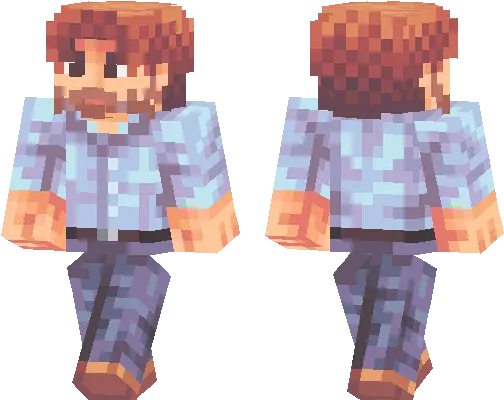  Bob Ross Minecraft Pe Skins John Lennon Minecraft Skin Png Bob Ross Transparent