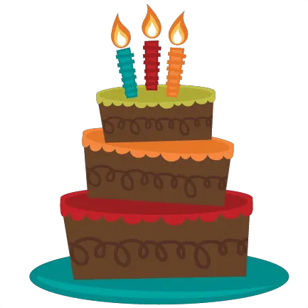  Download Hd Vector Library Tiered Birthday Cake Clipart No Background Png Birthday Cake Clipart Transparent Background