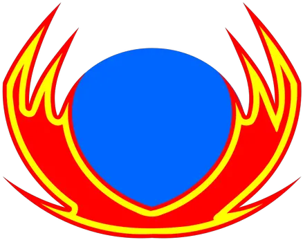  Vector Clip Art Of Flames Around Blue Sun Sign Public Lambang Nyala Api Kiri Kanan Png Photo Icon Blue Flame