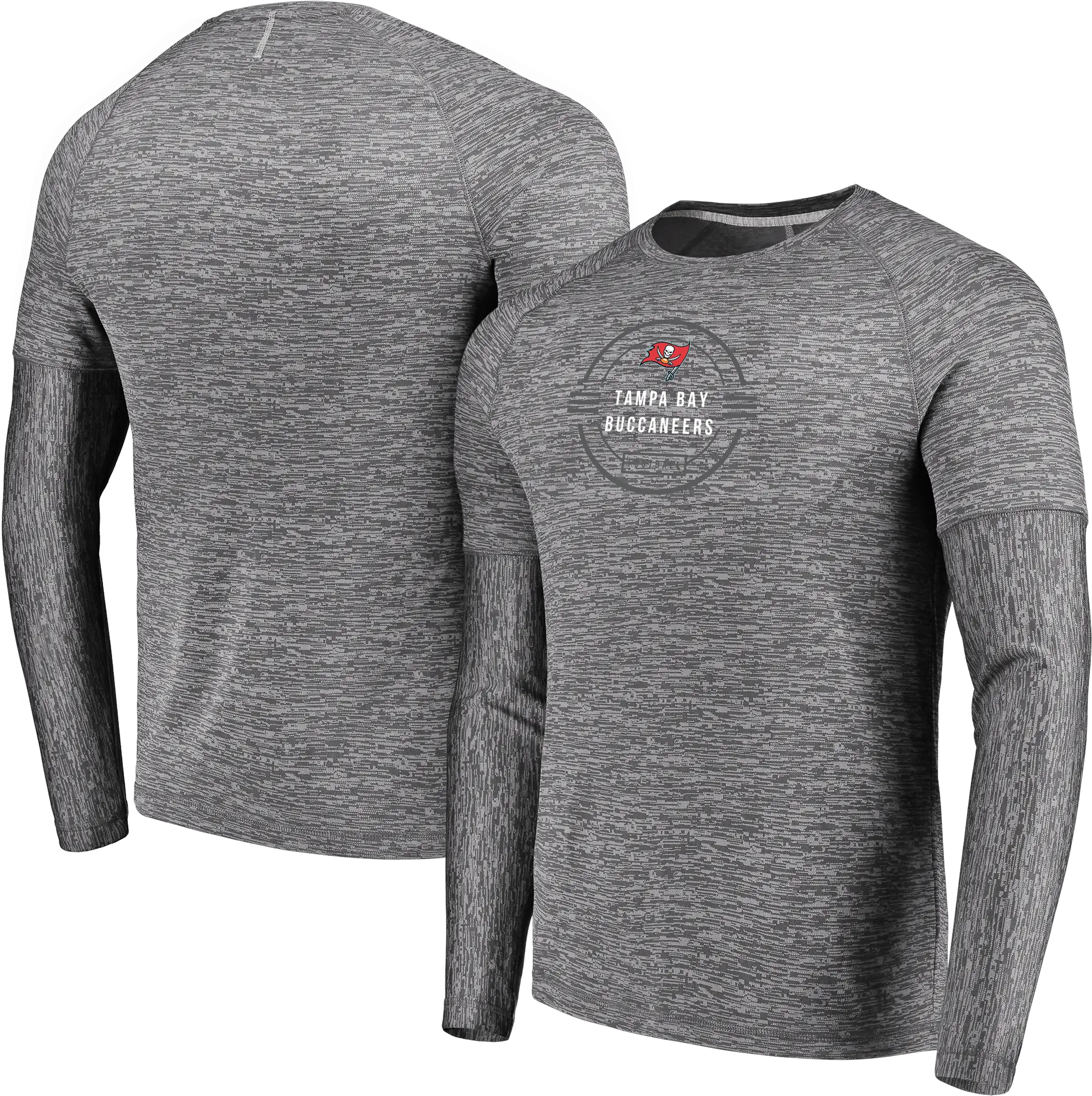  Download Majestic Buccaneers Menu0027s Grey Long Sleeve Ultra Png Streak