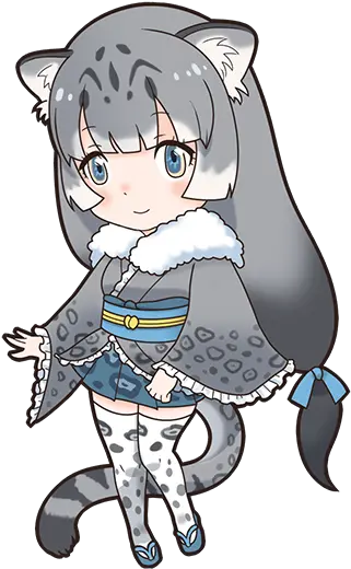  Japari Library The Kemono Friends Wiki Kemono Friends Snow Leopard Png Snow Leopard Png