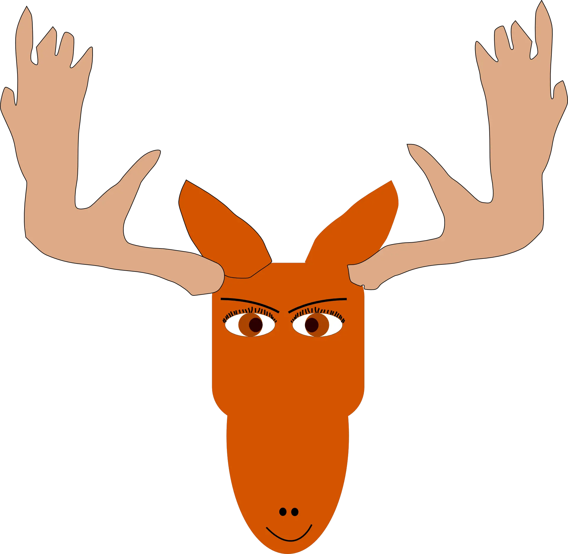  Headdeerhand Png Clipart Royalty Free Svg Png Vector Graphics Antler Png