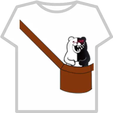  Monokuma In A Bag Roblox Roblox Bacon Hair T Shirt Png Monokuma Png