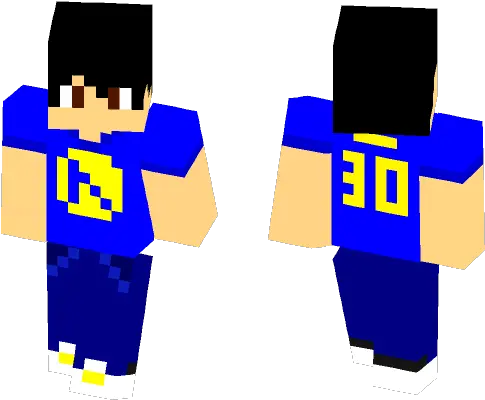  Download Golden State Warriors Fan 2 Minecraft Skin For Bunny Boy Minecraft Skin Png Golden State Warriors Png