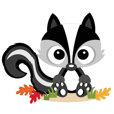  Library And Downloads Of Little Skunks Cute Fall Fox Clipart Png Skunk Png