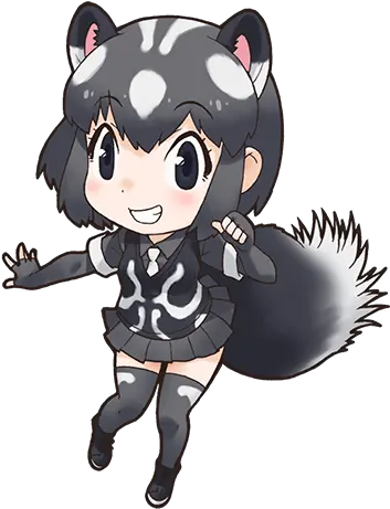  Western Spotted Skunk Spotted Skunk Kemono Friends Png Skunk Png