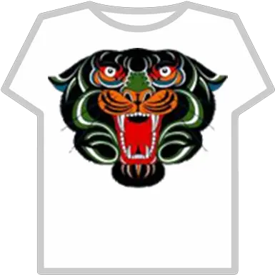  Panther Tattoo Transparent Roblox Girl T Shirt For Coloring Png Panther Transparent