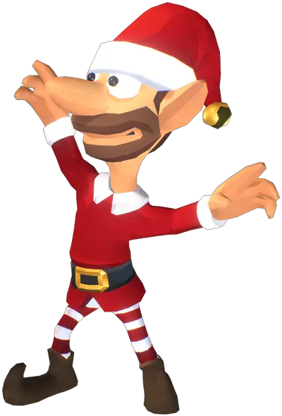  Low Poly Santau0027s Elves 3d Models Santa Claus Png Ape Escape Ps4 Icon