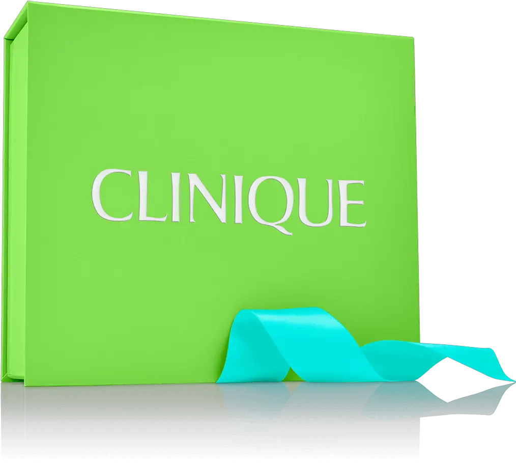  Medium Green Box Myo Box Medium Green Glitter W Green Bow Png Clinique Logo