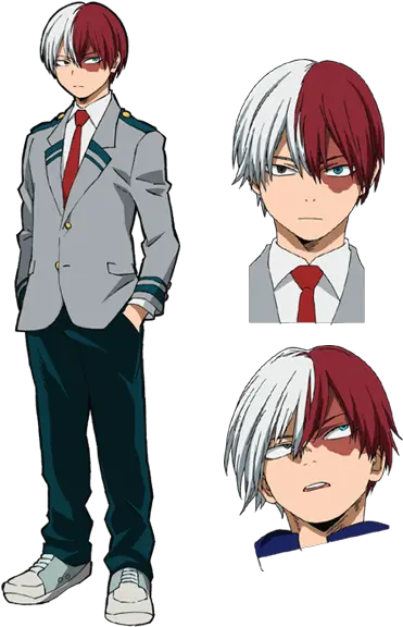  Download Hero Academia Shoto Todoroki Shoto Todoroki School Uniform Png Todoroki Png