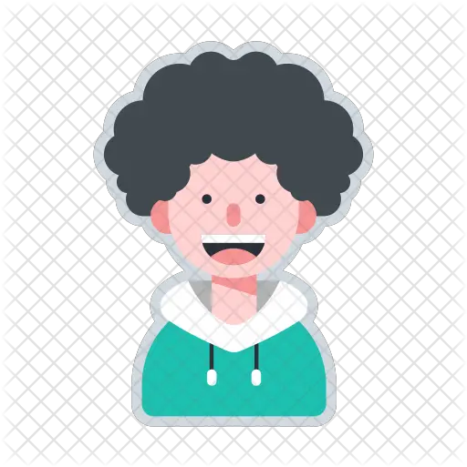  Afro Man Icon Flat Design Happy Man Png Afro Png