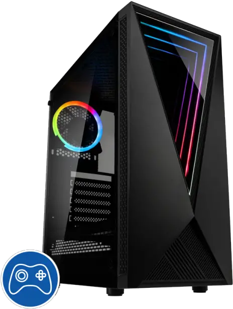  Ocuk Tech Labs Amd Ryzen Midi Tower Gaming Pc Configurator Kolink Void Rgb Midi Tower Case Png Pc Master Race Png