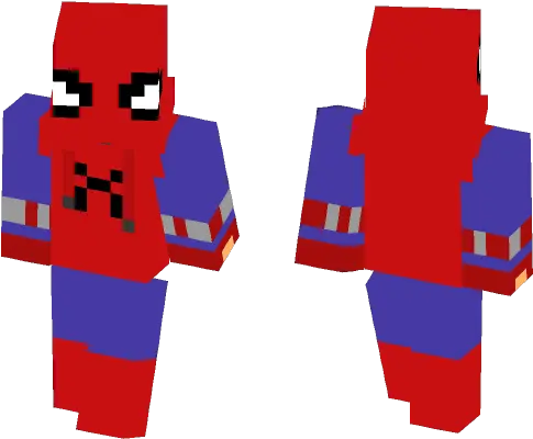  Download Spider Man Homecoming Homemade Suit Minecraft Skin Scp Guard Minecraft Skin Png Spider Man Homecoming Logo