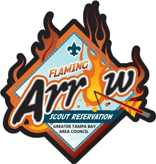  Flaming Arrow Logo Flaming Arrow Scout Camp Png Arrow Logo