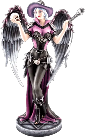  Spellbinding Gothic Angel Statue Figurine Png Angel Statue Png