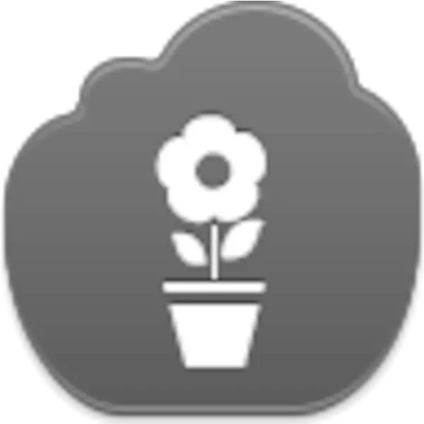  Pot Flower Icon Free Images Vector Clip Art Floral Png Black And White Flower Icon