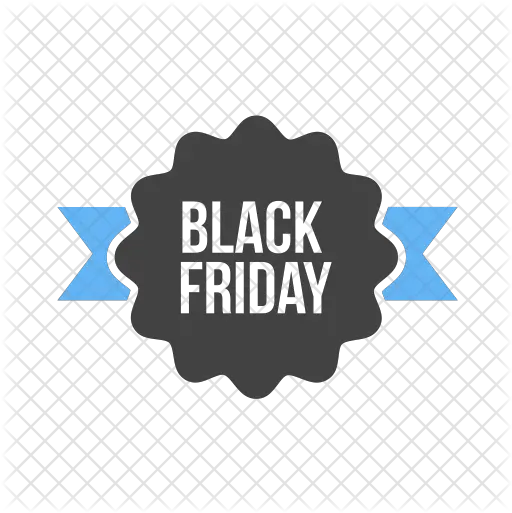  Black Friday Ribbon Icon Of Flat Style Reyez I Do This All Png Black Friday Png