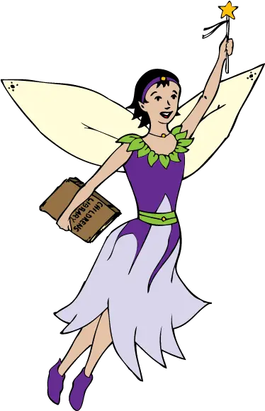  The Library Fairy Palo Alto City Cartoon Png Fairy Png Transparent