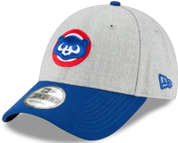  Chicago Cubs Vintage Logo New Era Adjustable The League Heather Cap U2014 Transparent PNG
