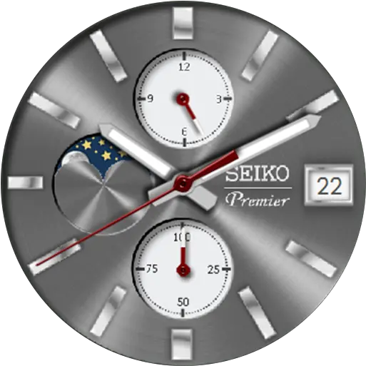  Seiko Red Moon Gear S3 Faces Moon Png Red Moon Png