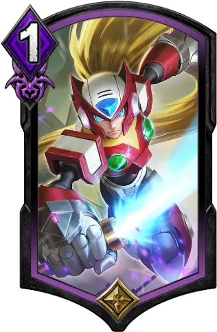  Rockman Corner Zero Joins Teppen As The New Purple Hero Zero Teppen Png Megaman X4 Icon