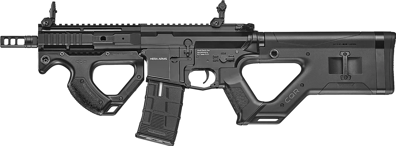  Ics Airsoft Asg Hera Arms Cqr Airsoft Aeg Rifle 19206 Png Rifle Png