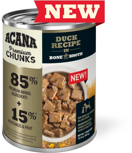  Premium Chunks Duck Recipe In Bone Broth Acana Premium Chunks Png Lol Duck Icon