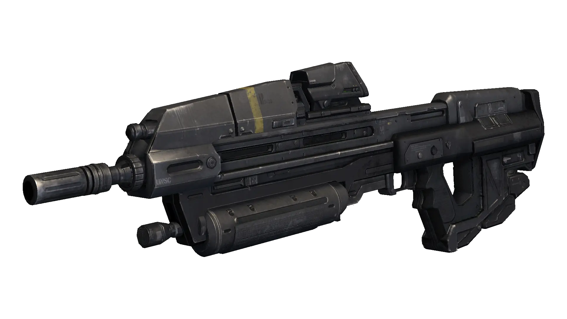  Ma37 Assault Rifle Halo Reach Assault Rifle Png Rifle Png