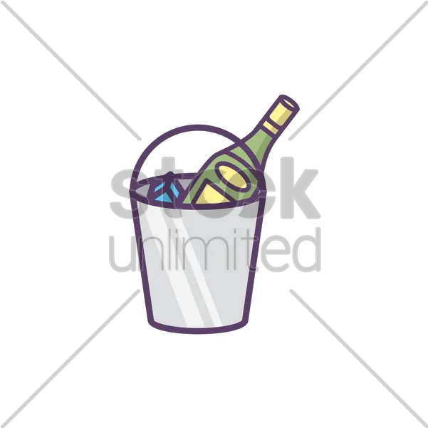  Champagne Clipart Ice Png Wine Bottle Beer Bucket Png