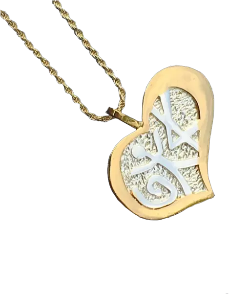  Download Love Pendant Gold Trim Locket Png Gold Trim Png