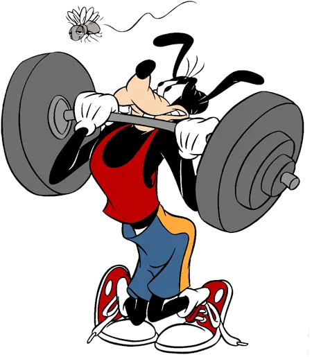  Weightlifting Png Image Arts Weight Lifting Clipart Goofy Transparent Background