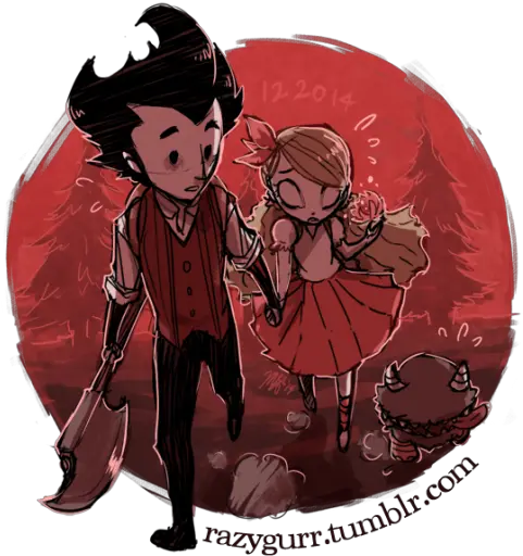  Donu0027t Starve Don T Starve Wilson Y Wendy Png Teen Titans Folder Icon