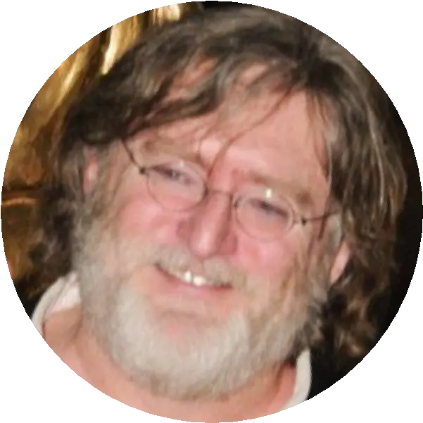  Gabe Newell Hair Design Png Gabe Newell Png