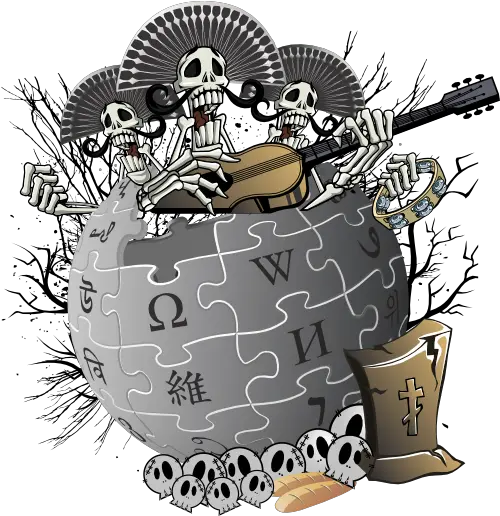  Wikipedia Day Of The Dead Wikipedia Png Day Of The Dead Png