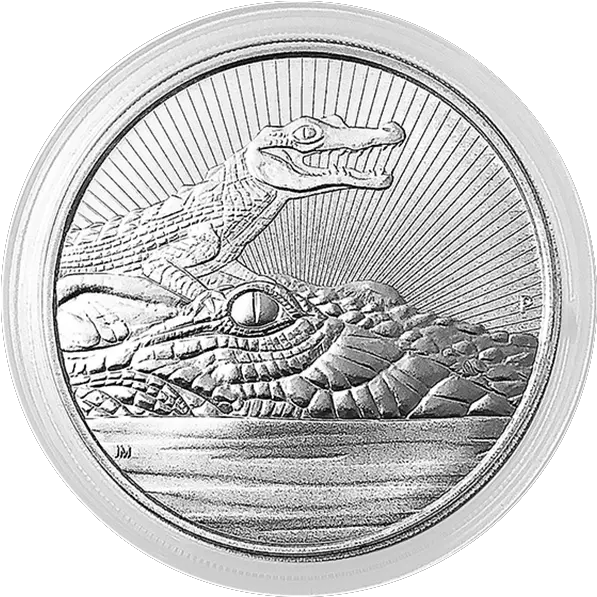  2019 2 Oz Piedfort Australian Silver Crocodile Silver Coin Crocodile Next Generation 10 Oz Png Silver Border Png