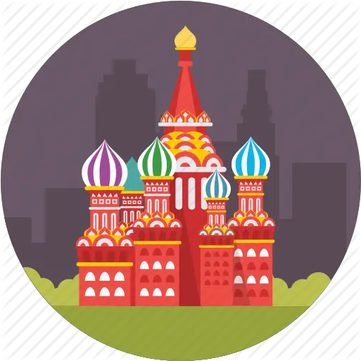  Moscow Red Square Russia Saint Basil St Cathedral Moscow Icon Png Red Square Png