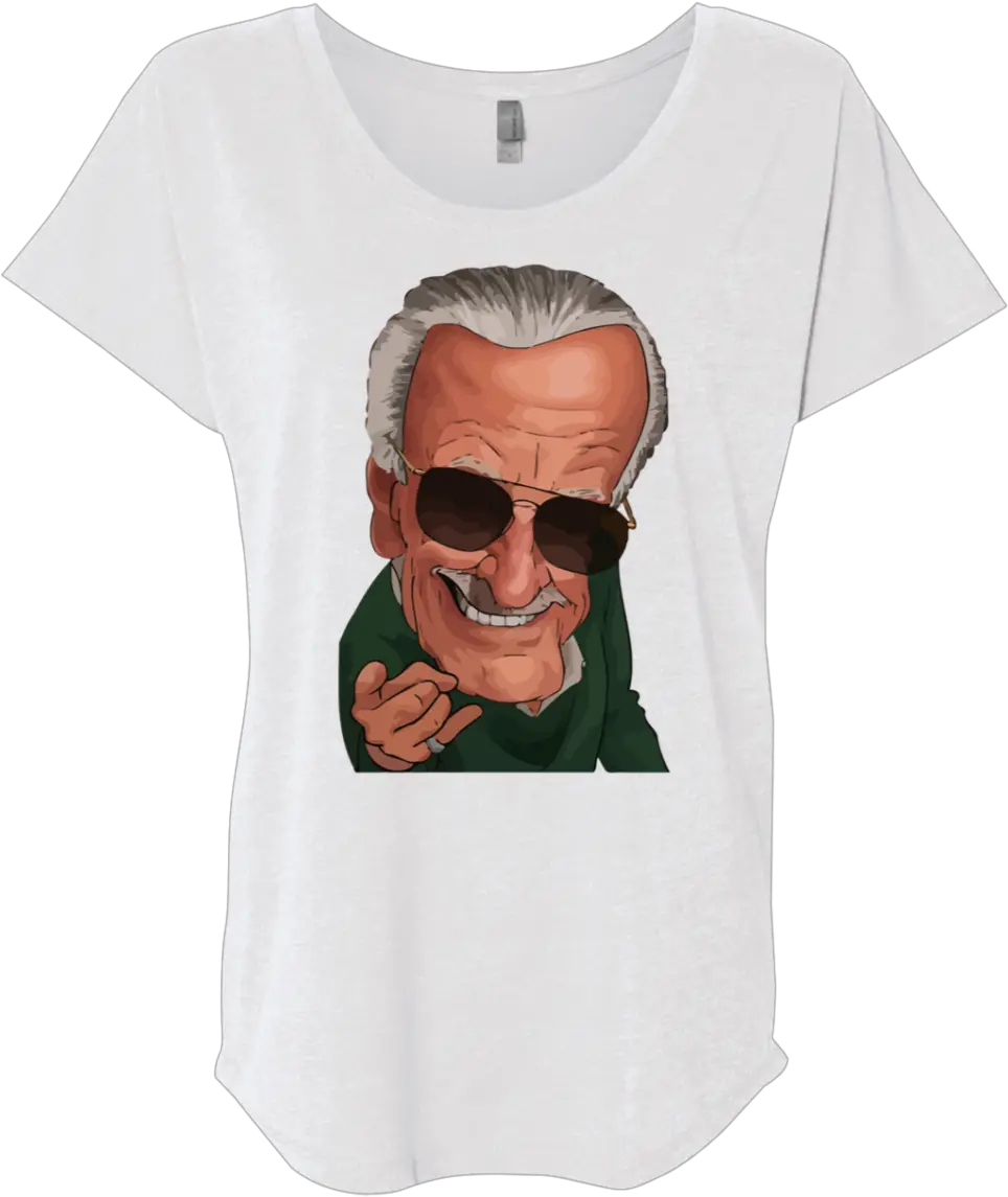  Download Stan Lee Caricature Shirt Rip Senior Citizen Png Stan Lee Png