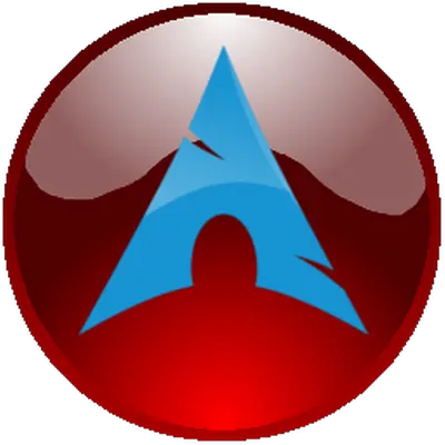  Arch Linux Orb Logo Red Arch Linux Icon Png Arch Linux Logo